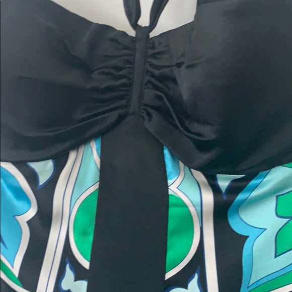 Silk Bebe halter tie mini dress 👗 Small - Picture 3 of 8